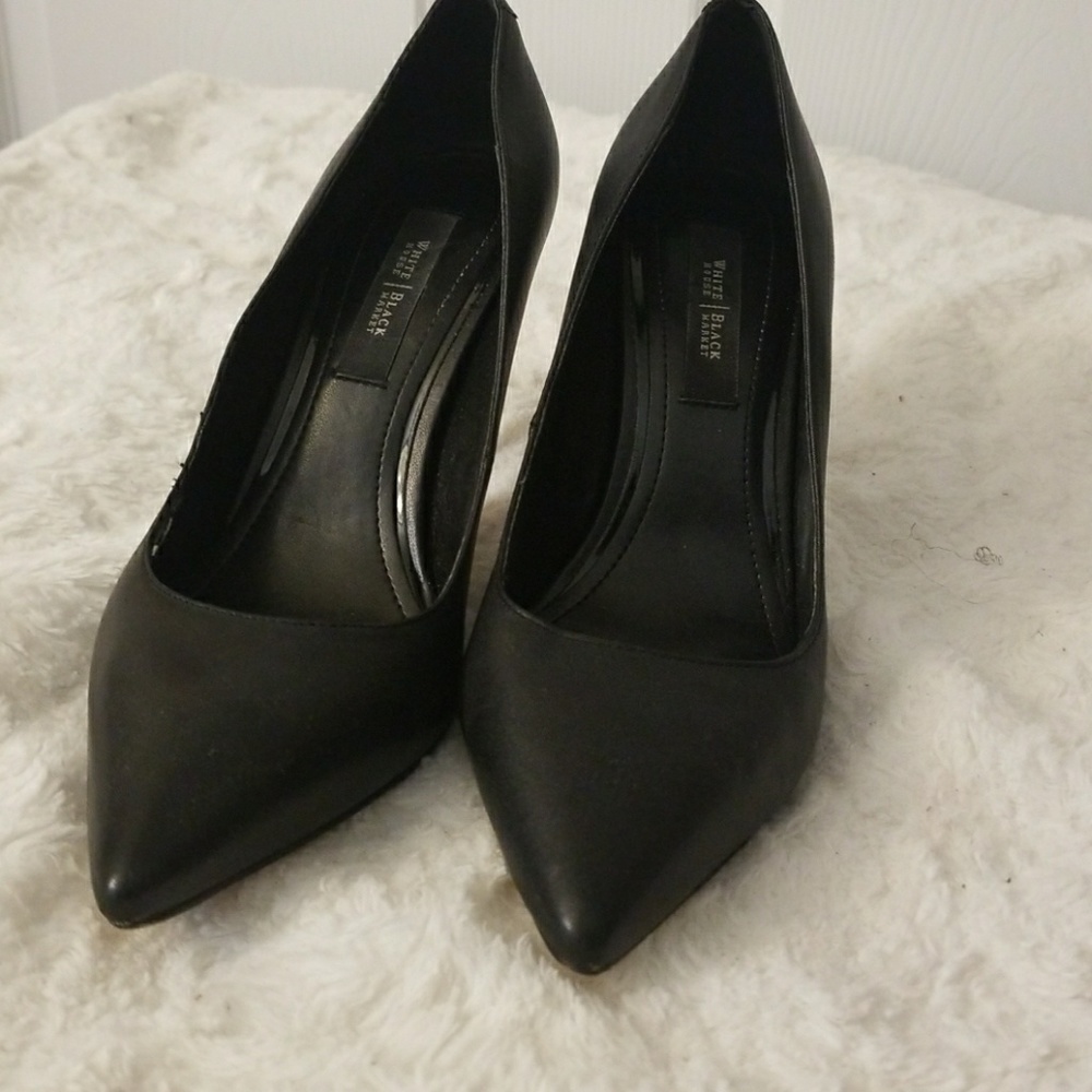 White House Black Market Black Work Pumps
